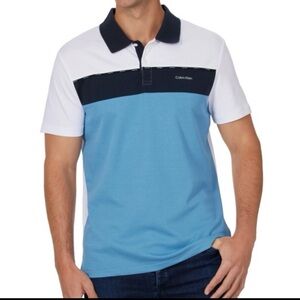 Calvin Klein Men’s Quick Dry Polo Shirt, Size XXL New